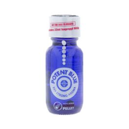 Powder Popper Blue Potent Blue - With Power Pellet 22ml - Poppers UK