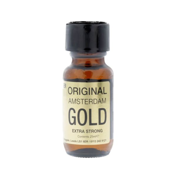 Amsterdam Gold Poppers - Ultra Super Strength 25ml Aroma - Poppers UK